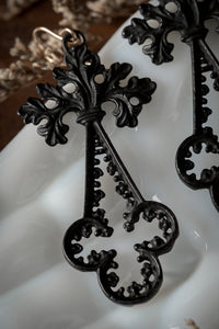 Georgian Geiss Berlin Iron Gothic Revival Earrings