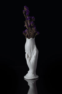 Victorian Parian Ware Hand Vase