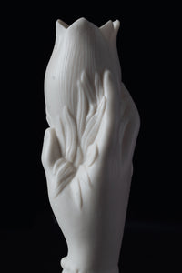 Victorian Parian Ware Hand Vase