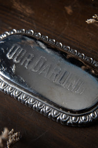 Late Victorian "Our Darling" Casket Plaque