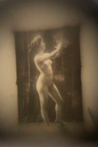 Art Deco Risque Stanhope Nude Lady Peepshow Ring