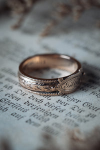 Victorian "Tillie" Hidden Hair Memorial Mourning Ring