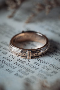 Victorian "Tillie" Hidden Hair Memorial Mourning Ring