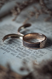 Victorian "Tillie" Hidden Hair Memorial Mourning Ring