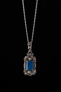 Art Deco Henry Birks and Sons Azurite Necklace