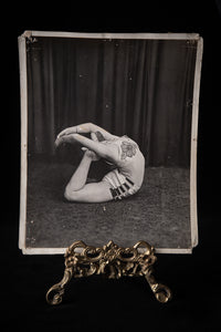1920s Framed Contortionist Photo