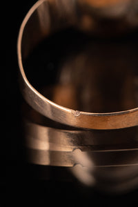 Georgian Foiled Flat-Cut Garnet Ring