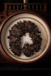 Large Victorian Hair Wreath