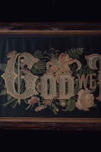 Victorian "In God We Trust" Motto Chromolithograph