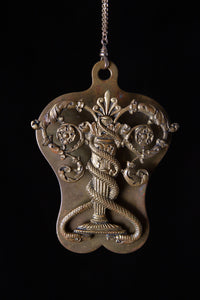 Art Nouveau P.E. Guerin Brass Snake Letter Clip
