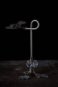 Whimsical Brass Stand with Hand Clip