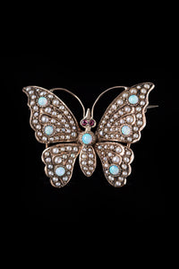 Edwardian Bailey Banks and Biddle Butterfly Brooch