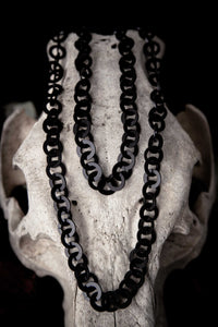 Victorian Vulcanite Chain Link Necklace