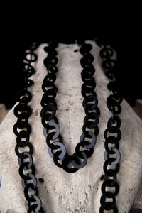 Victorian Vulcanite Chain Link Necklace