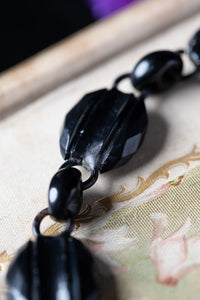 Victorian Whitby Jet Mourning Necklace